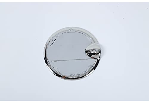 ABS Abdeckung Aufkleber Innenzubehör Kompatibel mit Dodge Nitro 2007–2012 Autozubehör Dekorativ (Chrom, Tankabdeckung Dekoration)