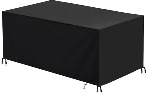 AEUUEU Housse Salon de Jardin Exterieur Impermeable 140x80x70cm/LxWxH Protection Bache Table de Jardin - Housses pour Mobilier de Jardin 600D Oxford Housses pour Tables de Jardin