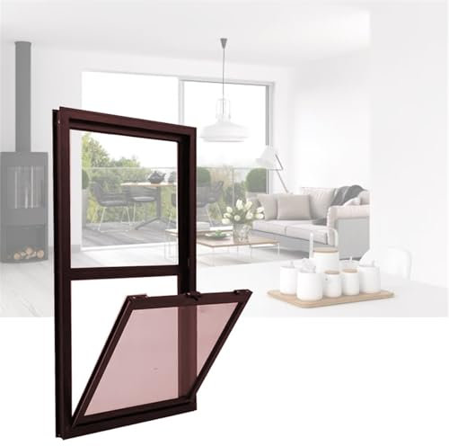 XILYZMO Fatto su Misura 5 Mm Vetro Rinforzato Finestra A Battente, Alluminio Montaggio A Filo Finestre A Tettoia, Mobile Business Supporto Finestre Scorrevoli