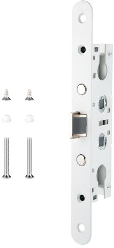 2-Punkt-Einsteckschloss für Pella Storm Türen, komplett weiß