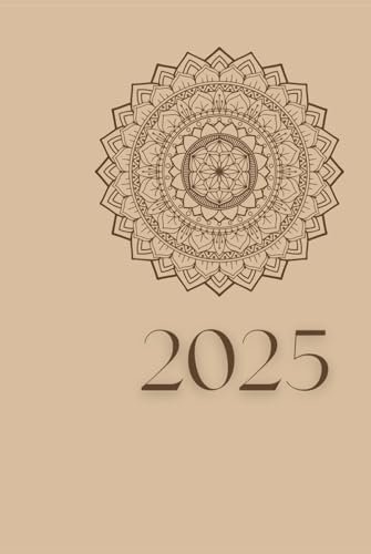 Kalender beige 2025 Mandala