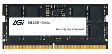 AGI SD238 16GB DDR5 RAM SODIMM 4800MHz Arbeitsspeicher Fuer Laptop | Latenz CL40, Hochleistungs-Speichermodul optimal kompatibel mit modernen Laptops, Notebooks und Mini-PC