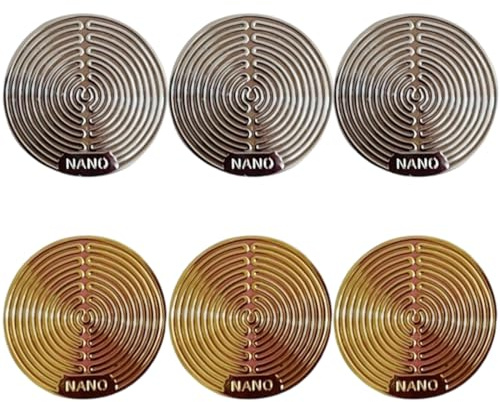 XUKZIMA 6 Stück EMF Blocker Aufkleber Strahlenschutz Handy Aufkleber EMF Schutz Abschirmung Strahlung