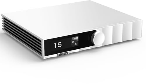 SMSL PA400 Galliumnitrid Verstärker 250 W x2 Stereo 500 W Mono Pure Amp | Ausgang PGA2311 Chip Stereo Balanced(XLR)/RCA/Mono(XLR) Input German Infneons neuester Galliumnitrid FET Für Audio-Heimgeräte