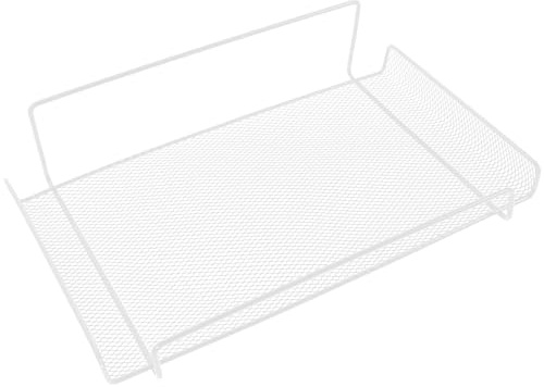 SHINEOFI Wandmontiertes Router Regal aus Eisen für Schlafzimmer und Wohnzimmer mit Bohrfreier Installation und Hoher Tragfähigkeit in Weiß zur Sicheren Aufbewahrung von Wlan Geräten