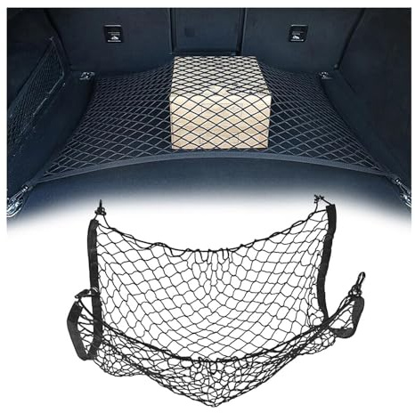 Kofferraumnetz Gepäcknetz Auto für BMW Serie 5 G31 Touring 520d G31/523d G31 2017-2022 2023 2024 2025, Kofferraum Netz Auto, Elastisch Gepäckfixierung Trennnetz, Auto Innenraum Zubehör