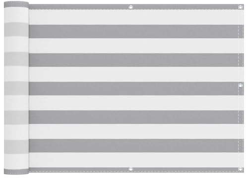 vidaXL Balkonsichtschutz 75 x 400 cm Oxford-Stoff Rechteckig