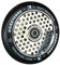 Root Industrie Air Honeycore 110mm Stunt-Scooter Rolle + Fantic26 Sticker (Chrome/Pu Schwarz)