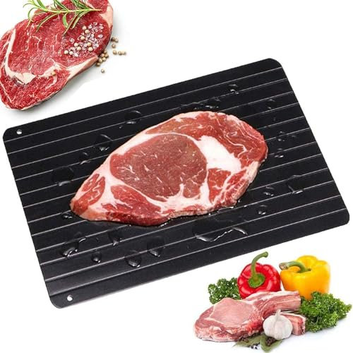 Auftauplatte Auftauen von Gefrorenem in Minuten Defrosting Tray Board Natürliches Auftauen Gefrorenes Fleisch oder Fisch