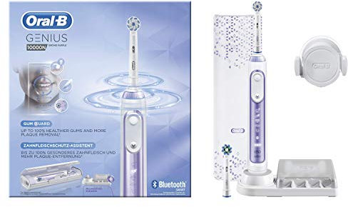 Oral-B , Spazzolino Elettrico Ricaricabile con 2 Testine di Ricambio, Viola Orchidea, 1