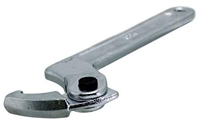 HFS(R C Spanner Tool Adjustable Hook Wrench Chrome Vanadium (3/4''-2''(19-51mm))
