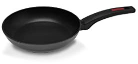 Zanetti Evolution Padella Induzione con fondo antiaderente, per tutti i piani cottura, impugnatura comoda, 28 cm Diametro, colore Nero