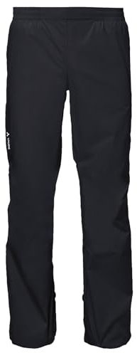 VAUDE Herren Men's Drop Pants II Regenhose, Black Uni, M-Short