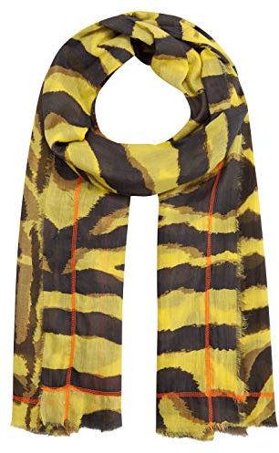 CODELLO Damen XL-Zebraschal aus feiner Baumwolle