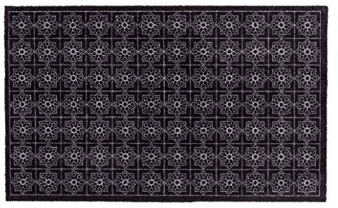 Astra Rutschfester Teppich Wohnzimmer - Miabella Fußmatte innen - Küche Läufer Flur Schmutzfangmatte - Sauberlauf 66x110cm Fliesen