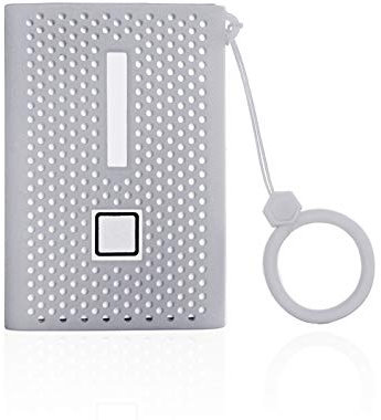 Funda protectora de silicona para Samsung T7 Touch, unidad de estado sólido portátil SSD antiarañazos, color gris