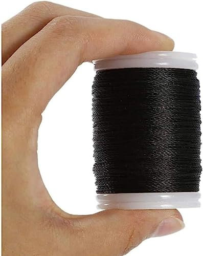Namvo Bowstring Bogenbogen Bogen String Strap Pfeil Nocking Nock Fling Thread Roll Robbin langlebig Armbrust String schwarz