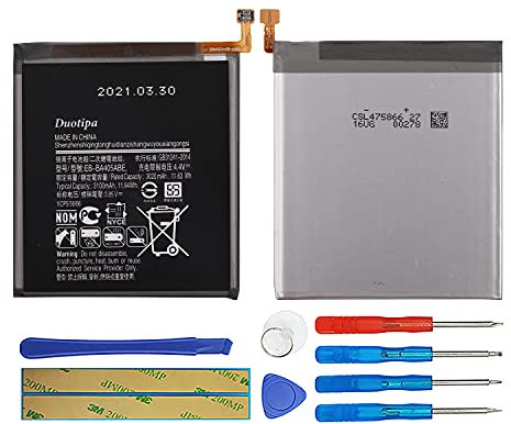 Duotipa EB-BA405ABE Batterie de rechange, compatible avec Samsung Galaxy A40 SM-A405F et SM-A405FN/DS, avec outils