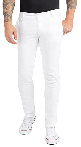 Indumentum Chino Hose Herren Slim Fit Stoffhose Businesshose IS-305 | Schmal geschnittene Chinohose, Businesspants für Office und Beruf, geeignet für Alltag und Freizeit