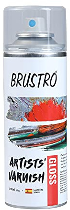 BRUSTRO Artist Picture Vernis brillant 200 ml Blanc