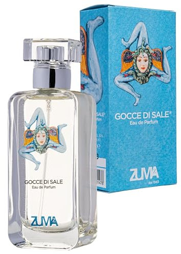 Profumi Zuma - Gocce di Sale - Eau de Parfum Spray - Eine Sinnliche Eintauchung in die Düfte des Meeres Made in Italy (Gocce di Sale 50 ml)