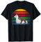 Yogashirts für Damen - lustige tshirts für Männer Lama Yoga und Büro Langschläfer Faultier mit Alpaka T-Shirt