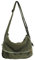 Vintage Canvas Messenger Bag für Herren und Damen Crossbody Tasche Satchel Schultertasche Harajuku Streetwear, Grün (Army Green)