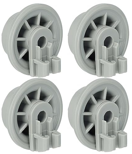 vhbw 4x Korbrolle für Unterkorb kompatibel mit Constructa Geschirrspüler | Durchmesser 35 mm