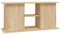 vidaXL Support pour Aquarium, Armoire pour Aquarium avec Compartiments et Étagères, Meuble de Base pour Aquarium avec Rangement, Chêne Sonoma Bois d'Ingénierie
