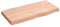 Homgoday Tischplatte Ersatztischplatte Schreibtischplatte Holzplatte Tischplatte Ersatztei für Esstisch Gartentisch Couchtisch 80x40x6 cm Massivholz Eiche Behandelt Baumkante