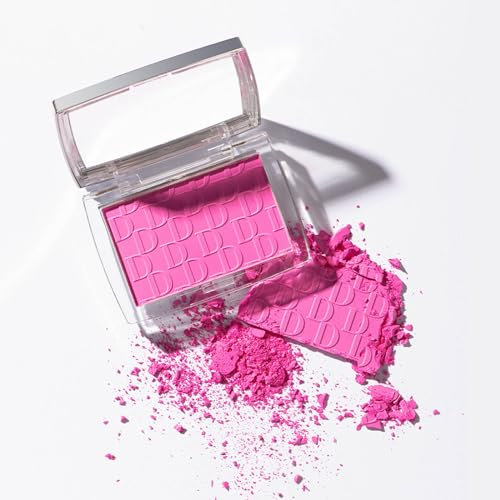 Pink Rosy Glow Rouge, matte Cream-zu-Puder-Make-up-Palette, cremige und ultra-pigmentierte Formel für Wangen und Augen, mischbares Gesicht, Rouge Make-up
