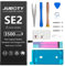 JUBOTY Akku für iPhone SE2 2020 3500mAh, Neues Upgrade Li-ion hohe Kapazität Akku Ersatz für iPhone SE2 2020 Modell A2275 A2296 A2298 mit kompletten professionellen Reparatur-Set