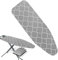 FmtwPhn 120 x 41 cm, rivestimento standard per asse da stiro con bordo elastico, fodera in cotone spessa, resistente alla combustione e allo sporco