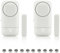 Shackcom 2pcs Alarme de Porte et Fenêtre Capteur sans Fil Magnétique pour Système de Sécurité Maison Sécurité Enfants - Anti-Intrusion Anti-Vol Contre Cambriolage Détecteurs 120dB Sirène avec Piles