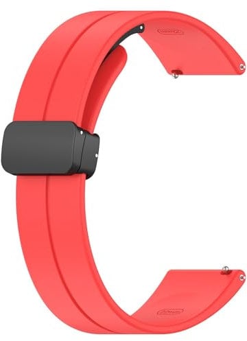 Sport Magnetisch Armbänder für Withings ScanWatch 2 38mm Armband Damen Herren, Magnetverschluss Silikon Weiches Uhrenarmband Sport Verstellbares Ersatzband für Withings ScanWatch 2 38mm