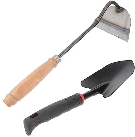 OFFSCH Bauernhof Werkzeug Set 1 Set Von Garten Hacke Und Schaufel Leichte Stahl Hacke Nicht-holz Griff