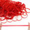 Elastic Bands Heavy Duty, 150PCS Thick Rubber Bands, Strong and Wide Elastic for Catapult Home Office Use, Red
