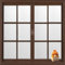 Window Film Privacy Pattern 80 x 345 cm, Non-Adhesive Heat Control, UV Blocking Protection, Matt Stripe, Total Blackout Window Film with Toolkit for Window, White frosted