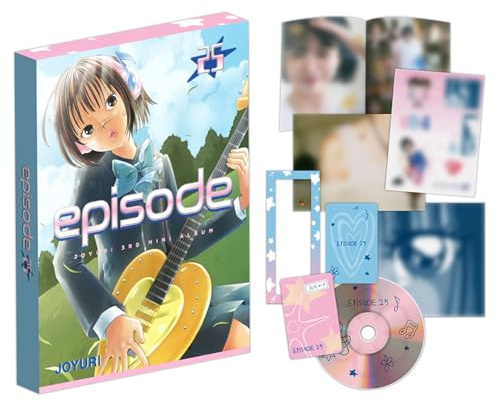 JO YURI - The 3rd Mini Album ’Episode 25‘ Episode: Moment Ver.) Out Box R + Diary & Lyric Book + Postcard + Lenticular Photocard + Magnetic Frame + Sticker + 2 Extra Photocards
