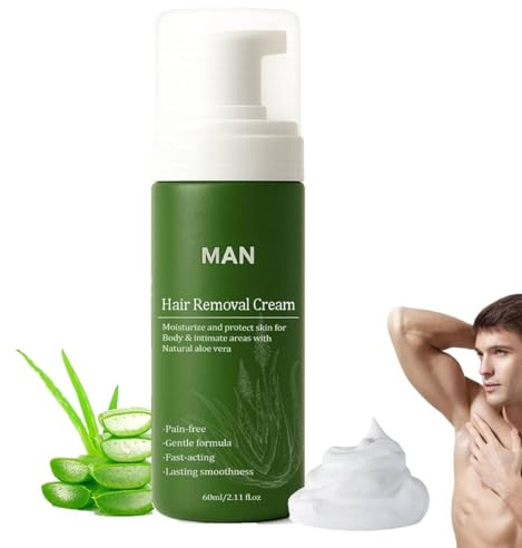 Botane Man Hair Removal Cream,Botane Hair Removal Cream for Men,Natural Aloe Vera Gentle Hair Remover,Enthaarungscreme intimbereich für Männer,haarentfernungscreme für die empfindliche Haut (1)