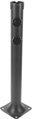 Sewroro Sonnenschirmhalterung aus Eisen Schirmständerrohr-Adapter Ersatz-bananenschirmhülse Passend für Schirmrohr für Balkon Terrasse und Garten