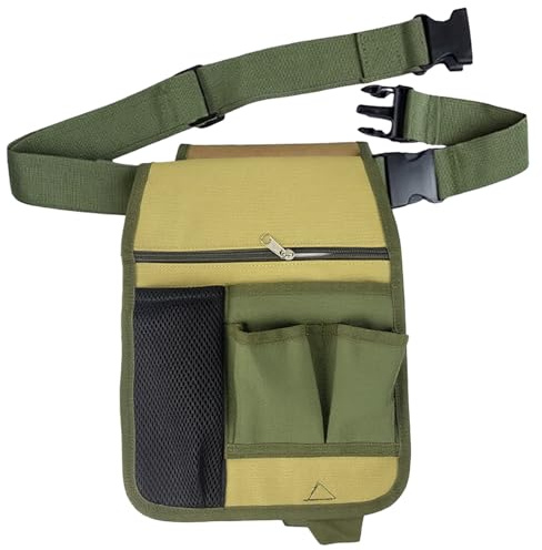 Gardening Tools Belt Bags, Oxford Cloth Garden Tool Bag | Adjustable Waist Tool Belt Pouch, for Gardeners, Electricians, Contractors, Mechanics & DIYers