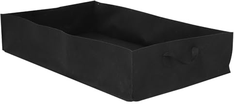 Totority Borsa per Piantagione Traspirante Nera Extra Large 100x60x20 Cm, Sacco da Coltivazione per Ortaggi e Piante Perenni, Contenitore Resistente per Giardinaggio e Vivaio,