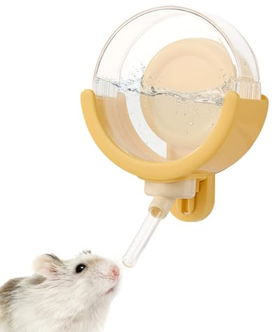 Hamster Water Dispenser,150ml Pet Dispenser | No Drip Water Bottle for Hamster,for Drinking Gerbil Chinchilla Bunny Hedgehog