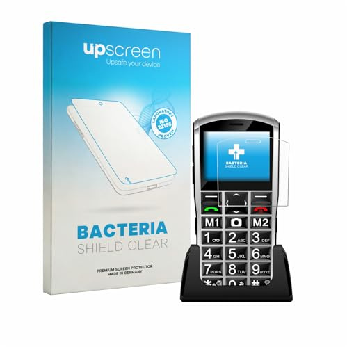 upscreen Schutzfolie für Artfone A400 Pro 4G | Antibakterieller Displayschutz Made in Germany Transparente Folie HD-Klar