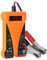 MOTOPOWER MP0514D 12V Digital Battery Tester Voltmeter and Alternator Charging System Analyzer with LCD Display and LED Indication, Orange Rubber Paint