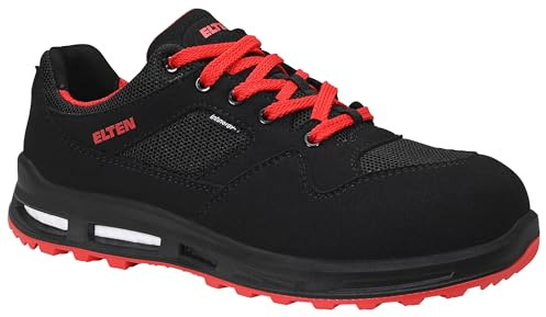 ELTEN Lakers XXT Low ESD S1PS, Sicherheitsschuhe für Damen+Herren, leicht, Kunststoffkappe (Leichter als Stahlkappe), Obermaterial: Textil, Innenfutter: Textil (atmungsaktiv)