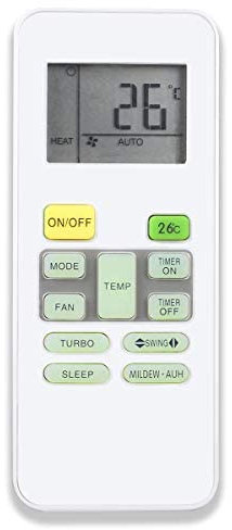 Mando a Distancia para Aire Acondicionado Midea RN02A/BG RG52A2/BGEF