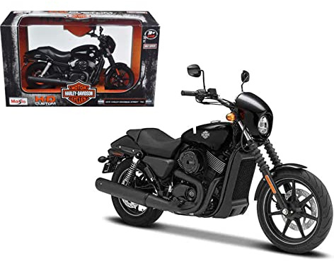 Maisto 2015 Harley Davidson Street 750 Black Motorcycle Model Bike 1/12 by 32333