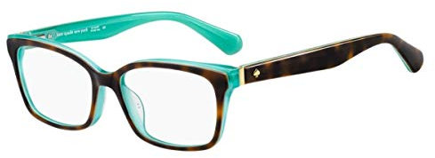 Kate Spade Jeri KL3/16 HAVANA AQUA Eyewear Women Acetate, Standard, 50